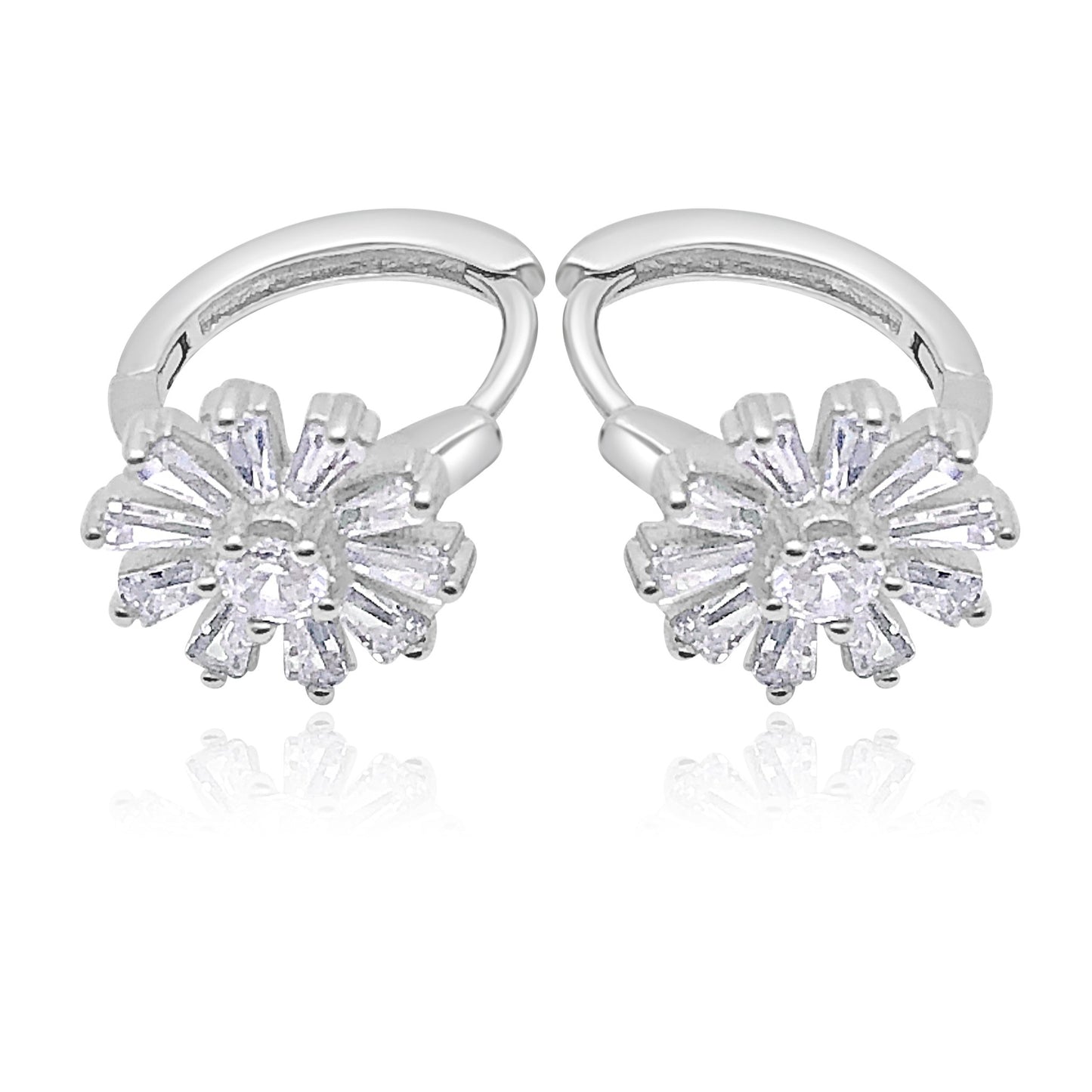 Crystal Flower Earrings