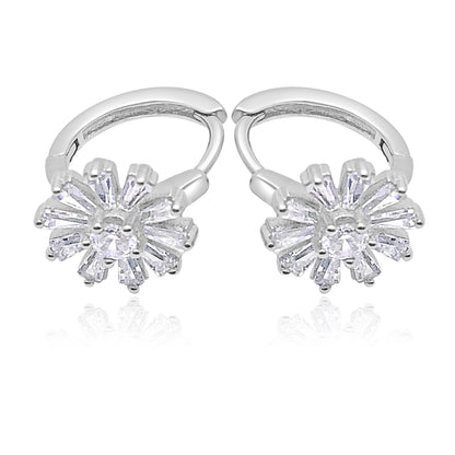 Crystal Flower Earrings