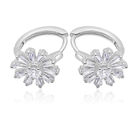 Crystal Flower Earrings