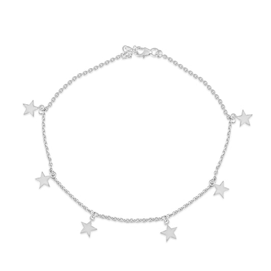 Multi Star Anklet (Single Piece)