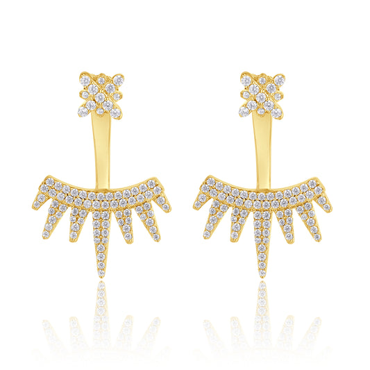 Warrior Earrings (Premium Gold Plated)