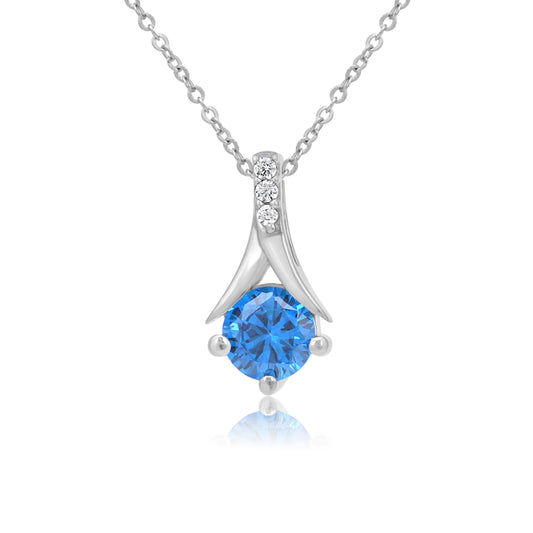 Blue Topaz Necklace