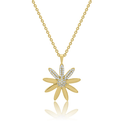 Golden Flower Necklace (Pro Gold Plated)