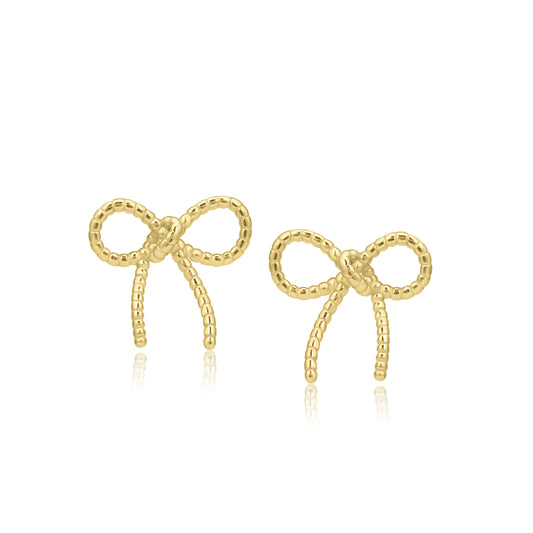 Tiny Ribbon Earring