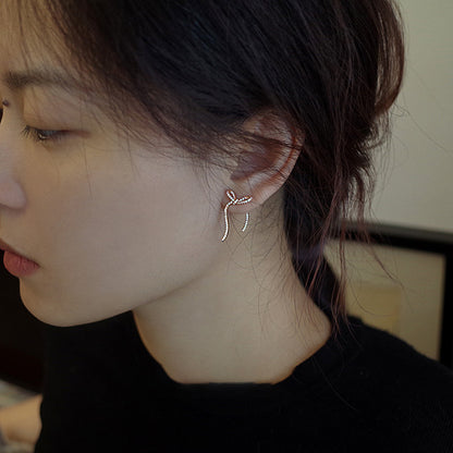 Ribbon Earring (Dual Style)